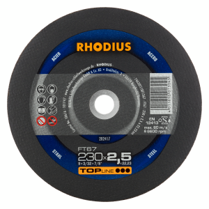 Disque à couper FT67 - 230x2.5mm - Rhodius