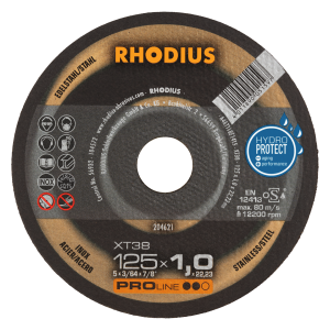 Disque à couper XT38 - 125x1.0mm - Rhodius